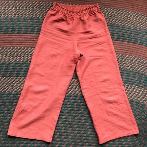 100% Linen Wide Leg Pants